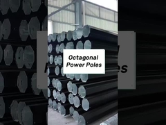 εργοστάσιο προσαρμοσμένο στύλο ισχύος στύλος μετάδοσης στύλος χάλυβα στύλος πολυγώνιο χάλυβα