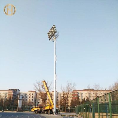 Ηλεκτρικός ανυψωτικός υψηλός φωτεινός σηματοδότης Πολωνός 25M ιστών ζωή υπηρεσιών 30M 35M μακριά