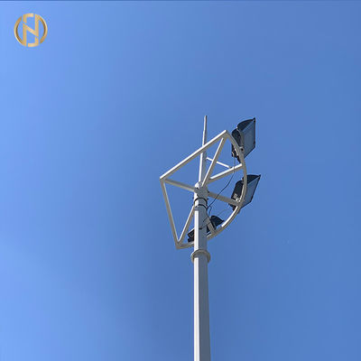 Χάλυβας μη που ανυψώνει τον υψηλό φωτισμό Πολωνός 25M 30M 35M ISO 9001 ιστών τύπων επικυρωμένα