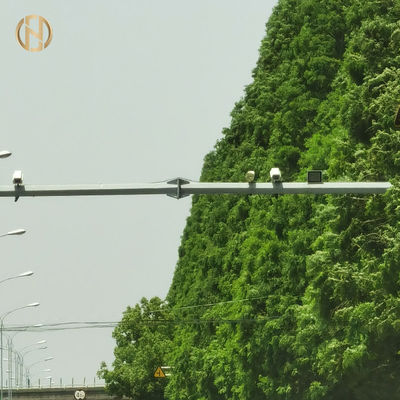 Γαλβανισμένος τύπος χάλυβας 8M κάμερα CCTV που τοποθετεί Πολωνό
