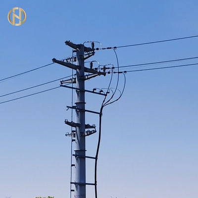 Προσαρμοσμένη δύναμη Πολωνός 69KV 90FT χάλυβας ηλεκτρικό Q460C μετάλλων μεγέθους