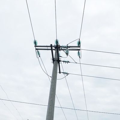 διαγώνιο σκέλος χάλυβα 8000D 12KV 35KV Πολωνός γαλβανισμένο εξαρτήματα για το πρόγραμμα δύναμης