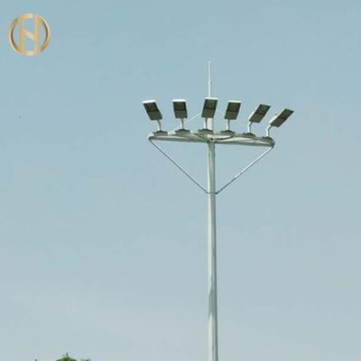 Polygonal Q460 φωτεινών σηματοδοτών υψηλή σύνδεση επικάλυψης Πολωνού ιστών ελαφριά