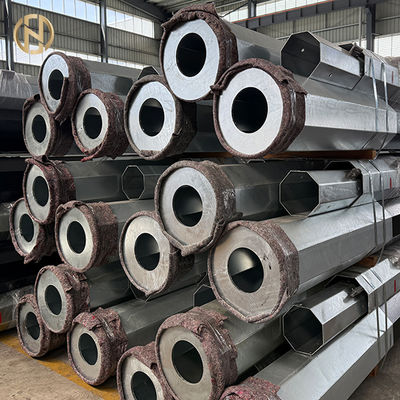 Αγορά High-quality Export Octagonal Hot-dip Galvanized Transmission Line Steel Poles online manufacture