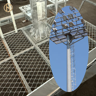 Αγορά Γαλβανισμένος εν θερμώ Πυλώνας Υψηλού Ιστού με Σύστημα Ανύψωσης Τηλεχειριζόμενο για Ασφαλή και Βολική Συντήρηση Φωτισμού Σταδίου online manufacture