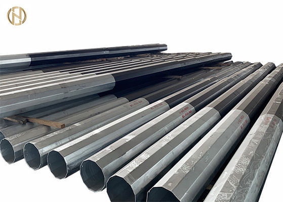 Αγορά Γαλβανισμένος χρώματος σωληνοειδής χάλυβα πύργος αναστολής κυκλωμάτων Πολωνού 33KV διπλός online manufacture