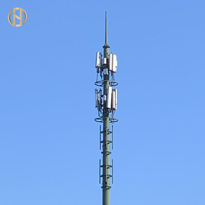 Αγορά Polygonal πύργος τηλεπικοινωνιών τηλεπικοινωνιών μετα 35m 36m μονοπωλιακός online manufacture