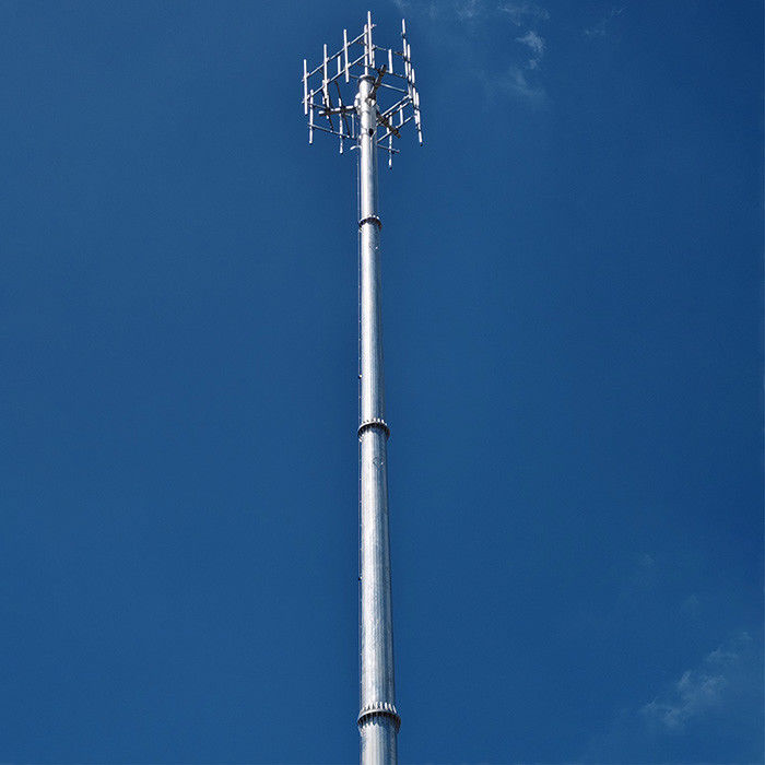 100FT 120FT Αγωνίες τηλεπικοινωνιών Ζεστή βύθιση Ζαλβανισμένη επεξεργασία επιφάνειας και Futao Τηλεπικοινωνίες Υπολογισμός μετά την κάμψη