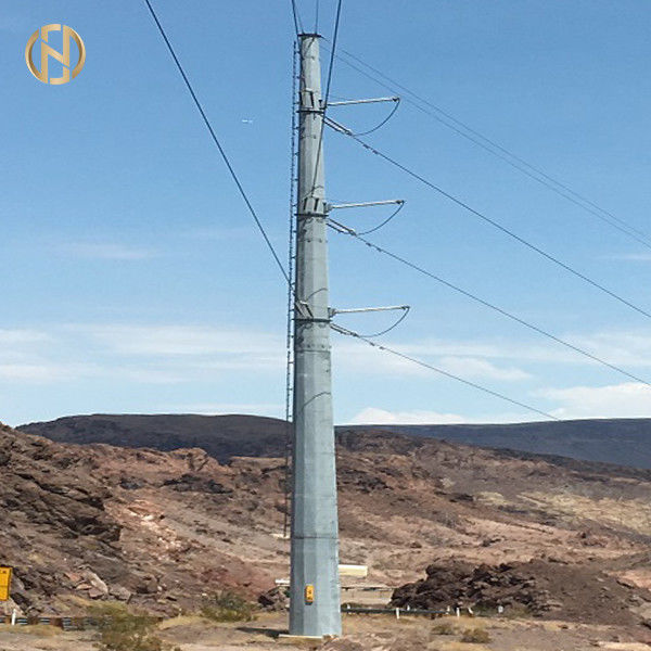 Διπλή δύναμη Πολωνοί 50FT χάλυβα έντασης κυκλωμάτων ζωή υπηρεσιών 52FT 55FT μακριά
