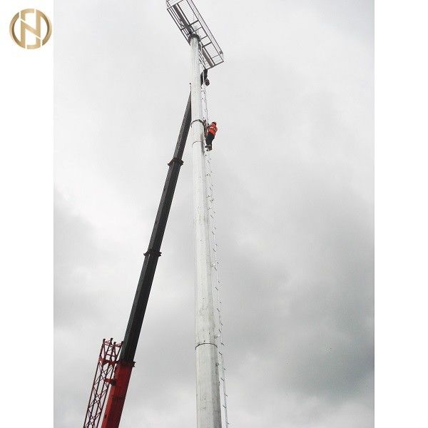 80FT 85FT 90FT υψηλός ιστών πύργος ιστών Πολωνού υψηλός που εγκαθίσταται στο στάδιο