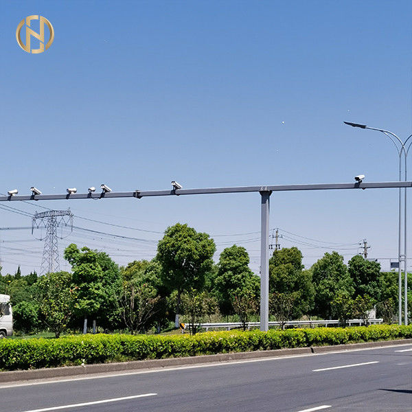 Polygonal μορφής CCTV καμερών Πολωνού θέσεις CCTV καυτής εμβύθισης γαλβανισμένες με τη ζωγραφική