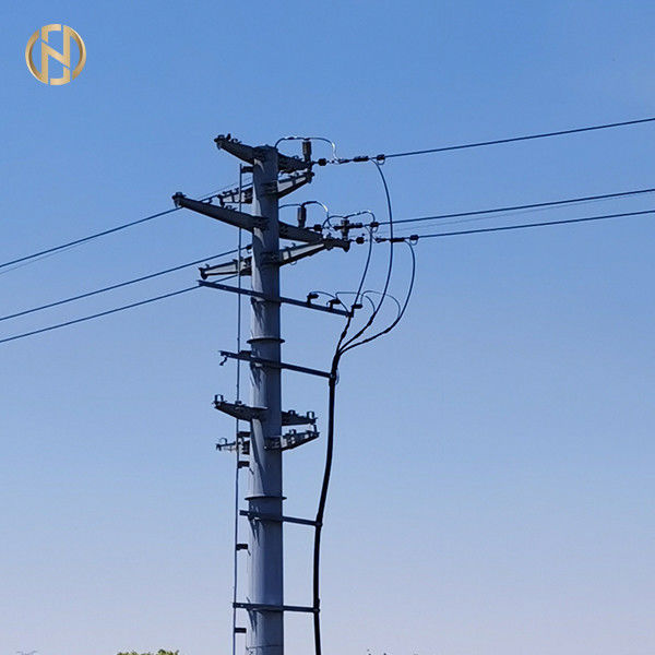 Προσαρμοσμένη δύναμη Πολωνός 69KV 90FT χάλυβας ηλεκτρικό Q460C μετάλλων μεγέθους