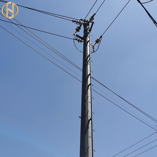 Σωληνοειδής χάλυβας Πολωνός 161KV Q420 355Mpa για τη γραμμή μετάδοσης δύναμης