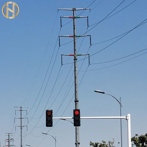 Polygonal φωτεινός σηματοδότης Πολωνός 6M X 12M μορφής σήμα ελαφρύς Πολωνός με το βραχίονα