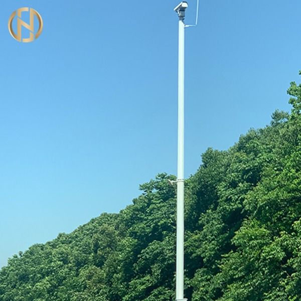 Galvanization Astm Gr65 7.8m Cantilever φωτεινός σηματοδότης Πολωνός καυτής εμβύθισης